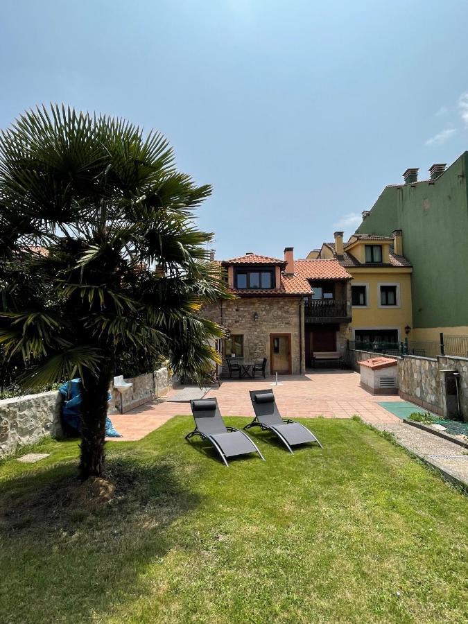 La Santina Y Su Jardin Lägenhet Avilés Exteriör bild