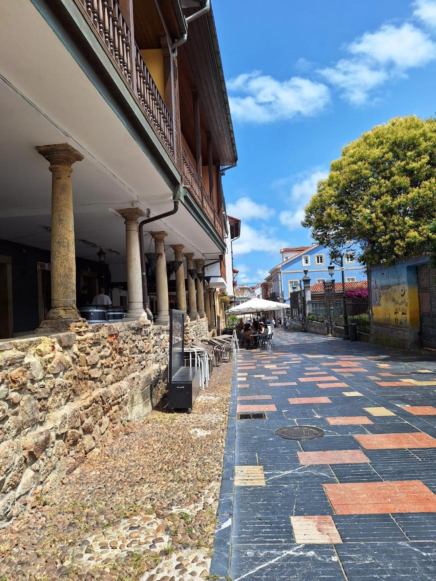 La Santina Y Su Jardin Lägenhet Avilés Exteriör bild